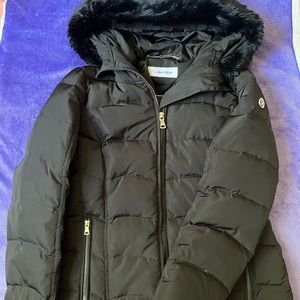 Calvin Klein Puffer Coat with removable hoodie